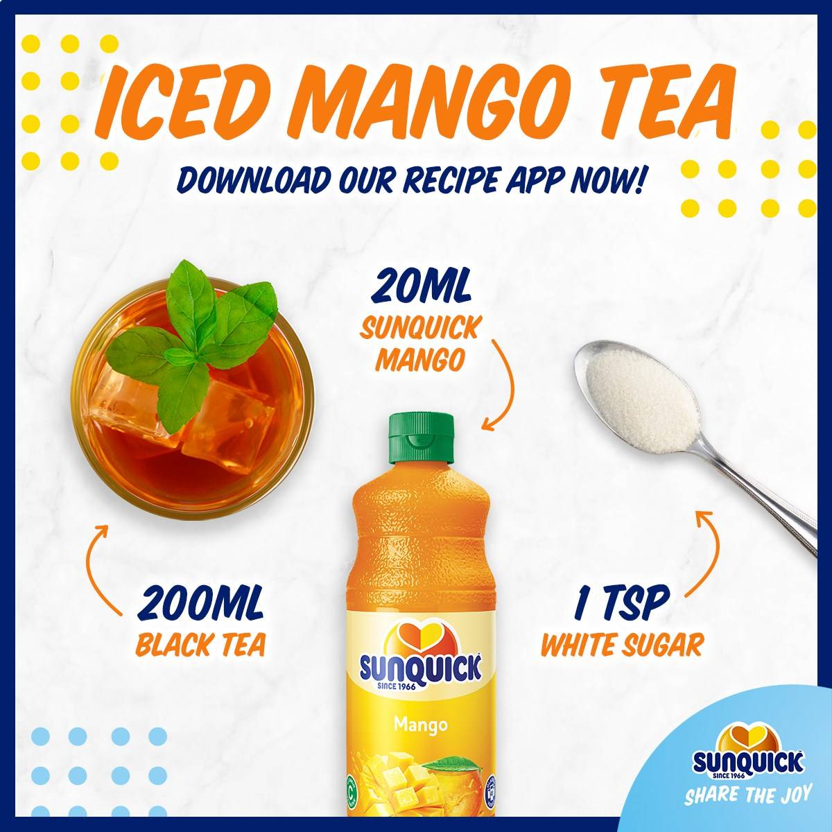 Ofiskita Sunquick Mango Fruit Drink Base 840ML